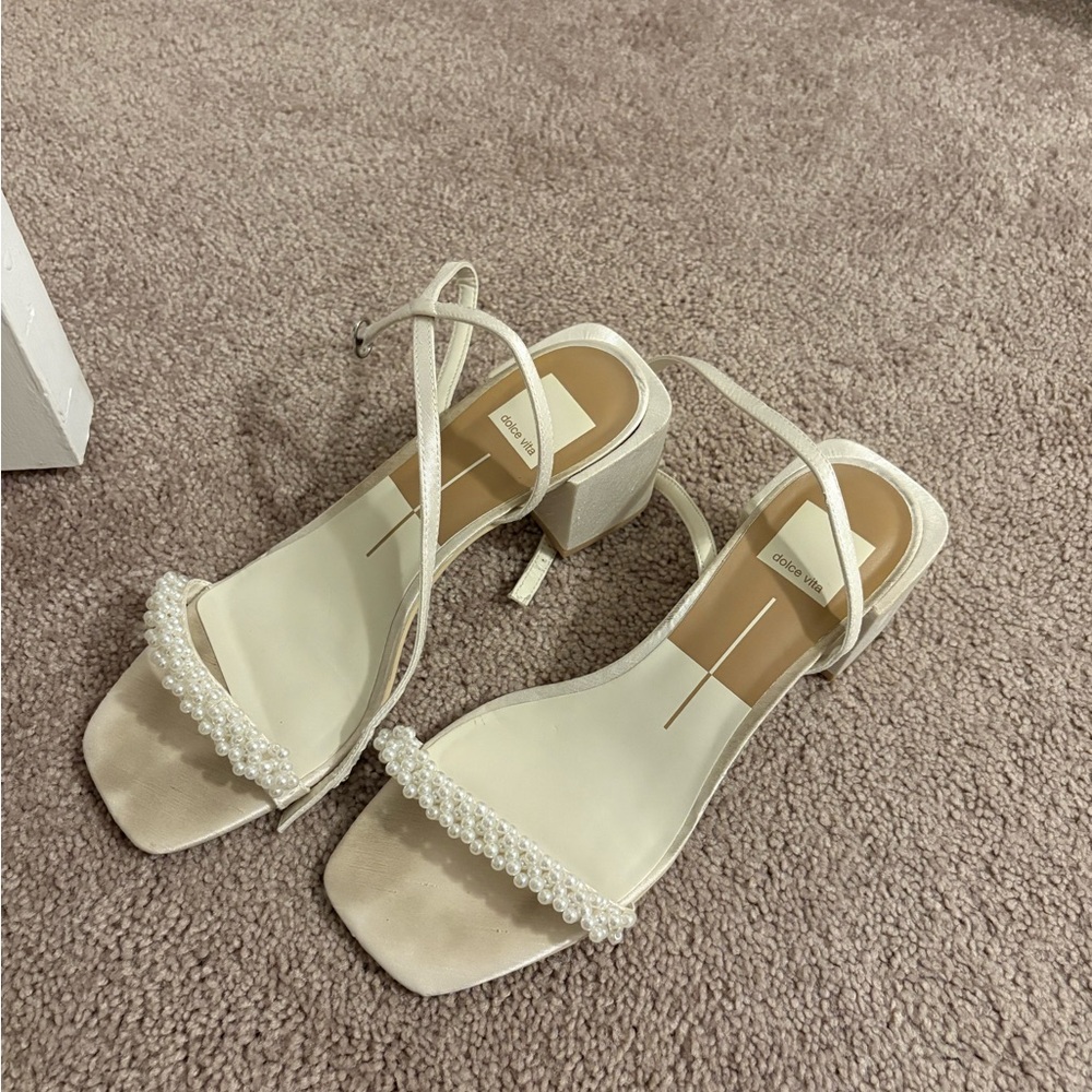Dolce vita zalima pearl heel. Size 8.5!